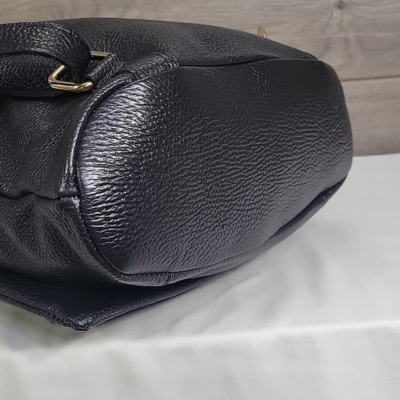 Unicai Firenze Black Pebble Leather Backpack Bag main image 15
